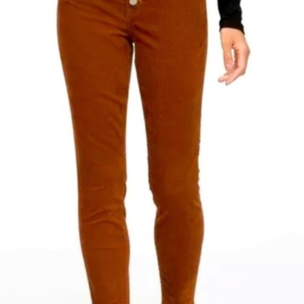 ankle high rise universal legging gap brown corduroy pants
